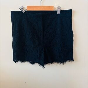 Ann Taylor Navy Lace Women's Shorts 8